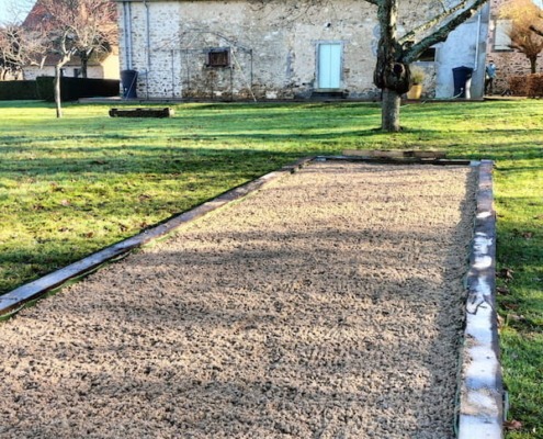 Jeu de boules baan Domaine Pouzoult
